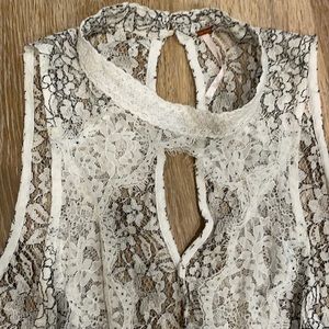 EUC Free People Lace Tunic